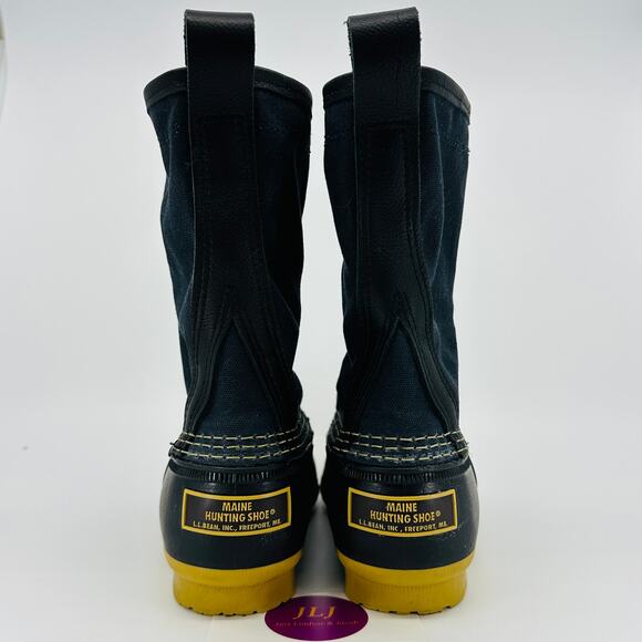 L.L. Bean Women's 10" Signature Waxed Canvas Maine Hunting Boots 270247 Size 6 - Picture 6 of 11